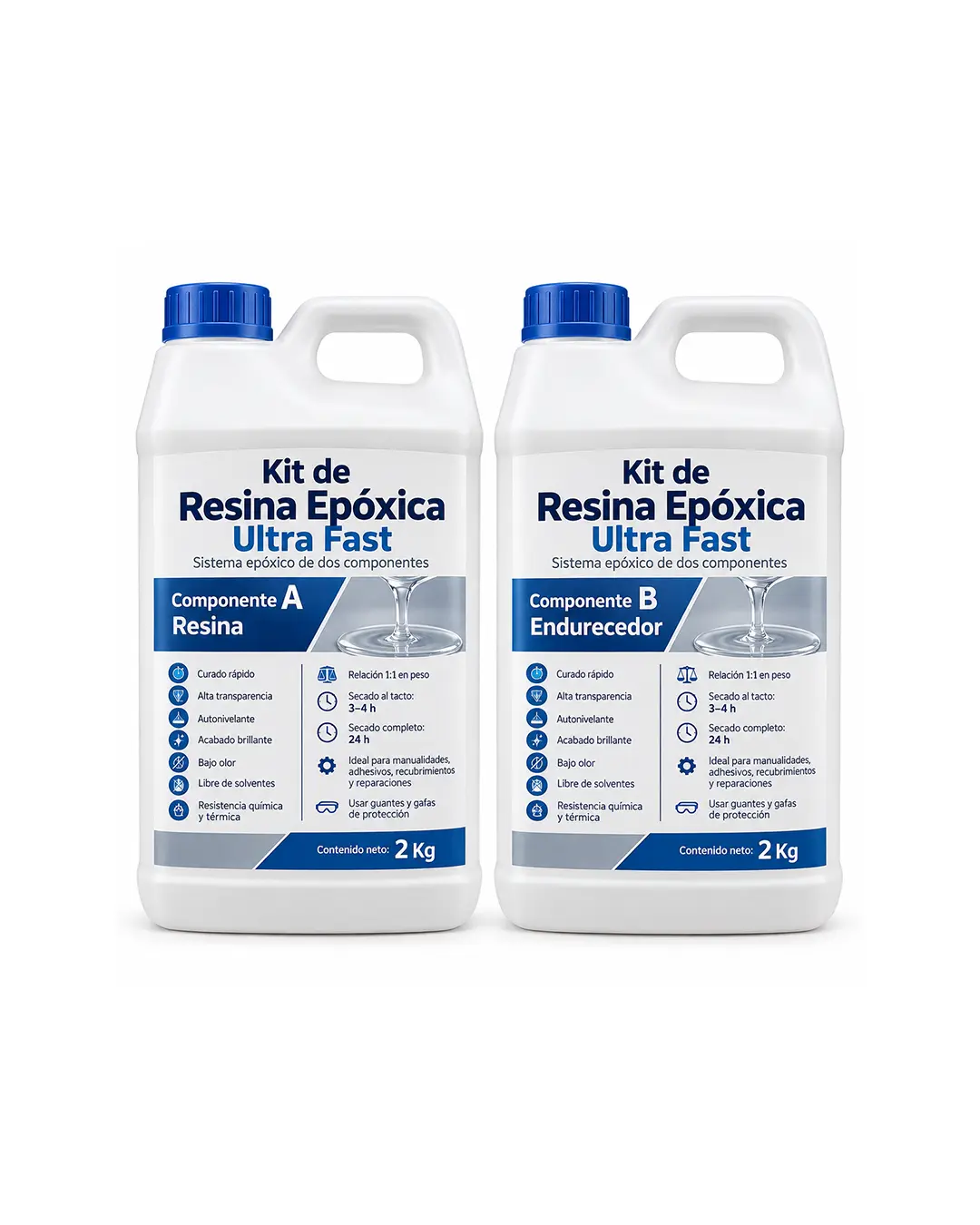 Resina Epoxica Ultra Fast 4 kg Resina Epoxica Ultra Fast 4 kg