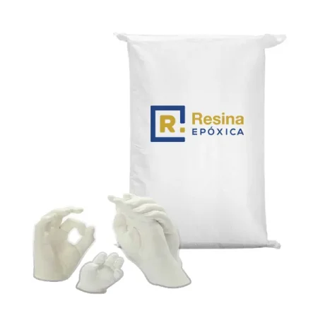 alginato de sodio para moldes de resina epóxica