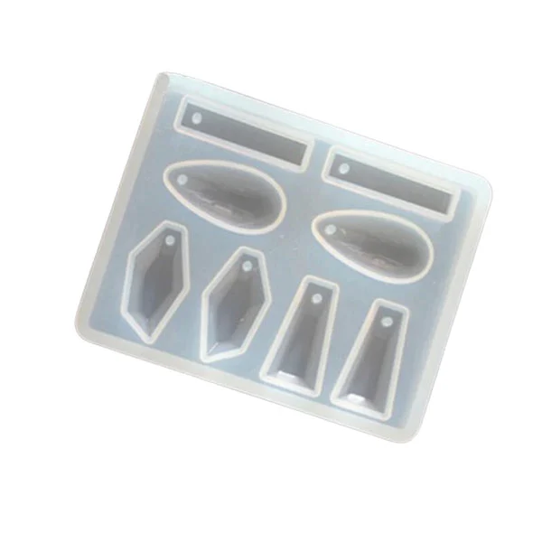 Molde de silicona para aritos y dijes colgantes 2