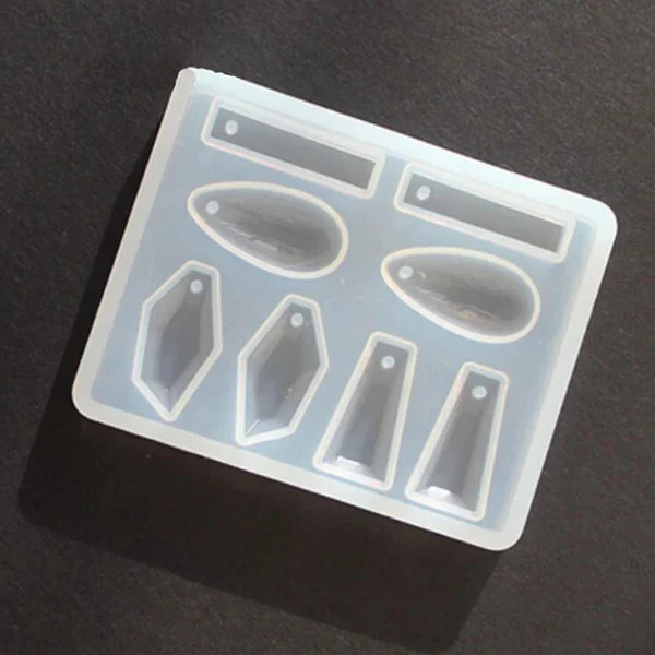 Molde de Silicona para Aritos y Dijes Colgantes